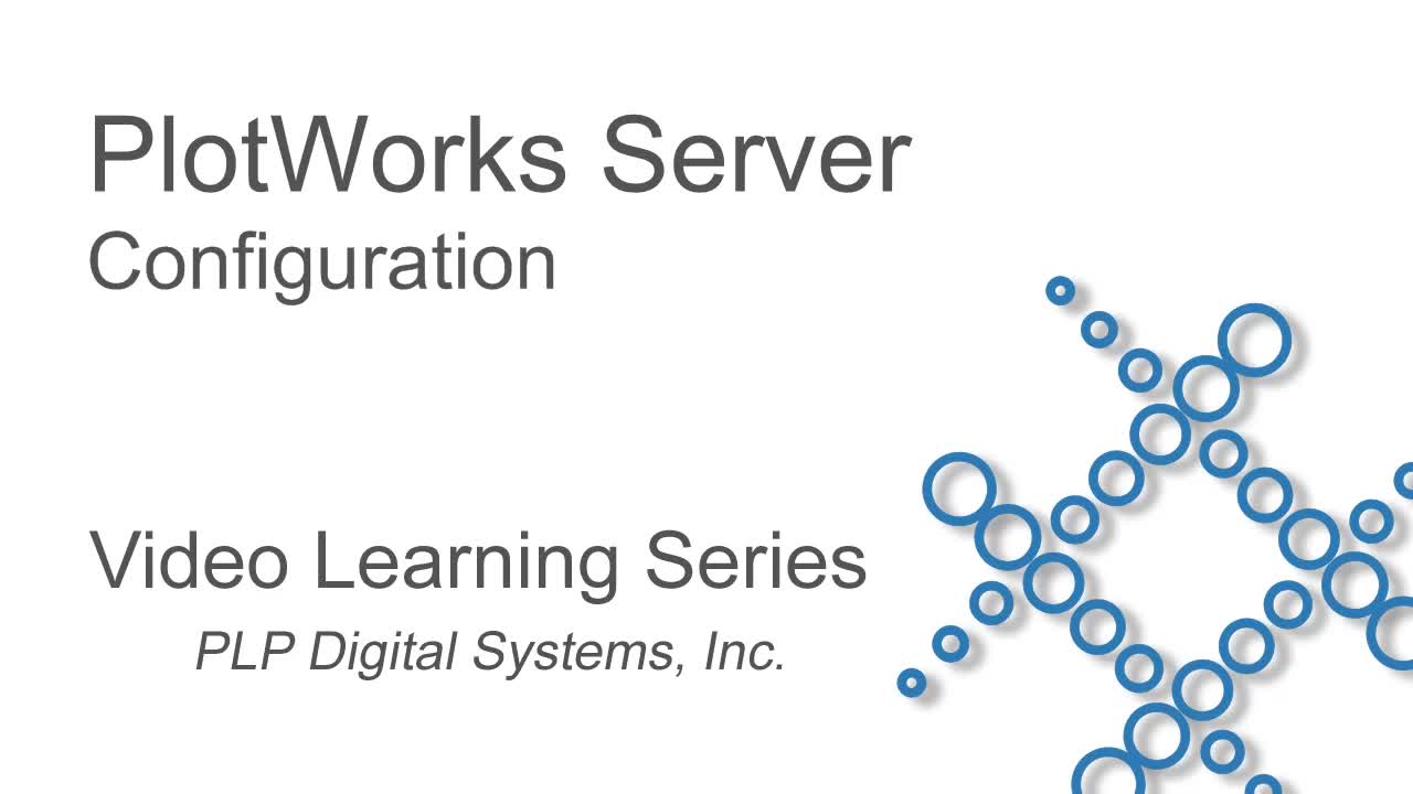 PlotWorks Server - Configuration