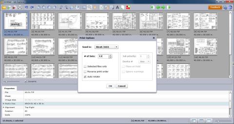Job Explorer with output dialog